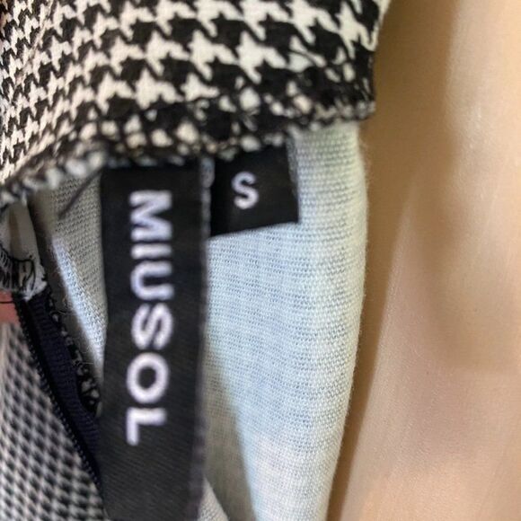 Retro 50s 60s Inspired Miusol Houndstooth Dress Suit - Sz Small - Picture 3 of 4